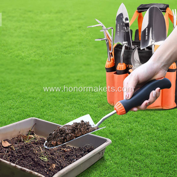 Customized and Professional garden hand tool set Stainless Steel heavy duty garden tool set with tools bag